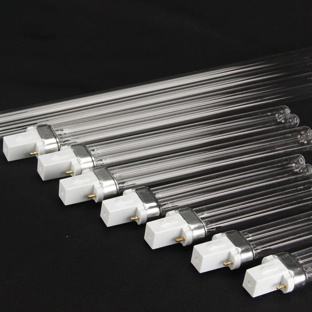 Replace UV Sterilizer Light Tube Watts 2-pin G23 Base Linear Twin Tube UV-C Germicidal Ultraviolet Light Bulb