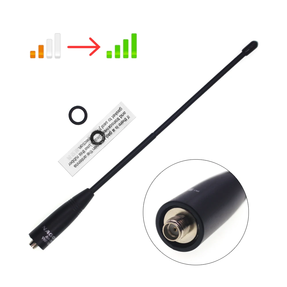 Nagoya NA-701 SMA-Female Dual Band NA701 Handheld Antenna For Baofeng UV-5R BF-888S UV-82 UV-9R Plus Wouxun TYT Walkie Talkie