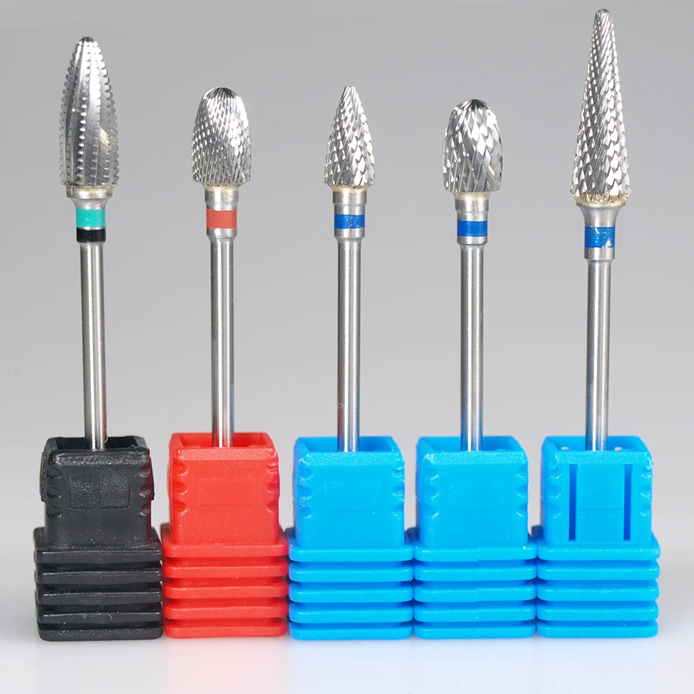 Easy Nail New! Tungsten Carbide Nail Drill Bit Electric Nail Mills Cutter for Manicure Machine Nail Files Accessories