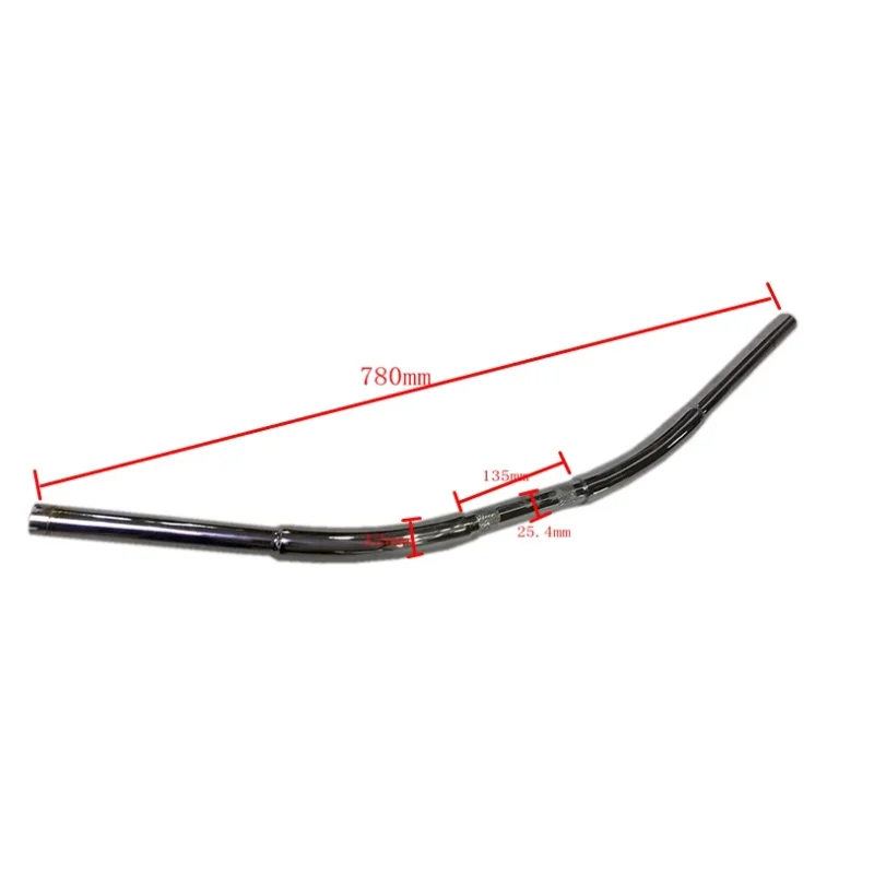 

motorcycle's 25mm curved handlebar is suitable for the Harley 883 1200 X48 Street Bob Low Rider Classic Deluxe