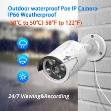 5MP IP Camera POE Night Vision Waterproof #4