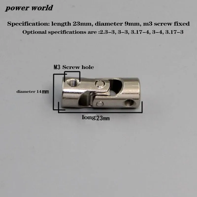 Akcesoria do modeli metalowe przeguby kardanowe przeguby przegubowe krzyż przegub uniwersalny przegub uniwersalny małe mikro sprzęgło
