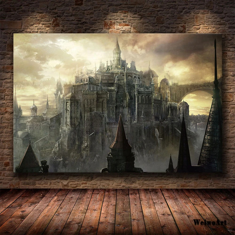 The Dark Souls 3 Anime Poster Classical Game Canvas Prints Modern Decoration Painting Wall Art Picture for Living Room Decor