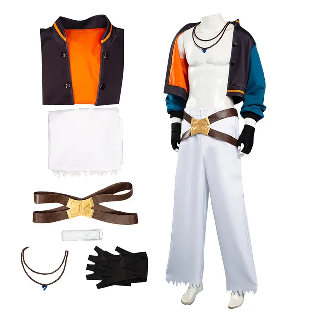 Traje de Cosplay para hombre, conjunto completo de pelucas y zapatos, traje de Cosplay, traje de anime, Cosplay, Halloween y Carnaval, modelo SK8 the Infinity Joe/Kojirou Nanjou