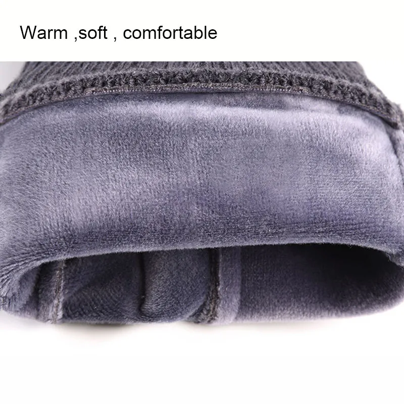 Winter Unisex Warm Suede Leather Gloves for Women Men\'s Touch Screen Gloves Mittens Male Autumn Driving Fashion Guantes