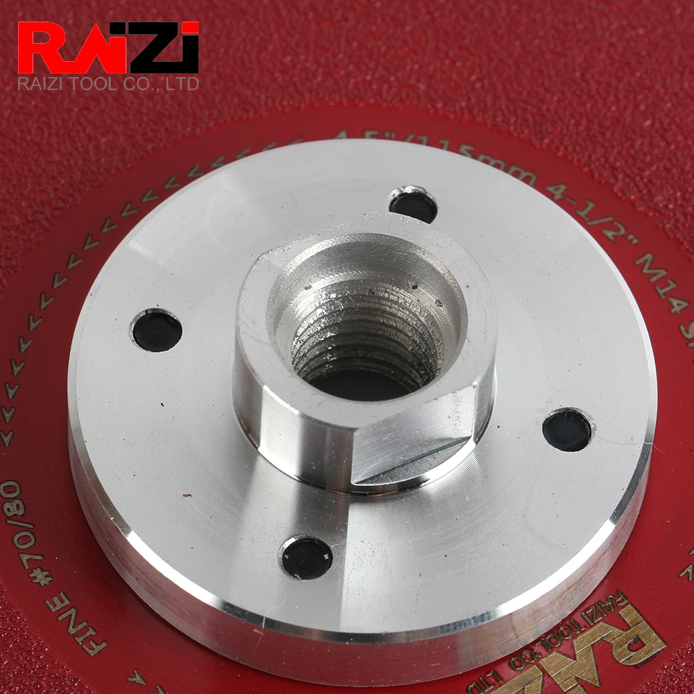 Raizi 1Pcs High Quality Vacuum Brazed Diamond Grinding Disc  For Granite Marble Natural Stone Tile