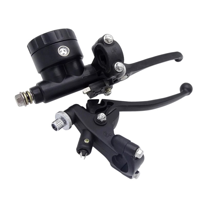 Motorcycle Hydraulic Brake Master Cylinder Reservoir Clutch Lever 7/8