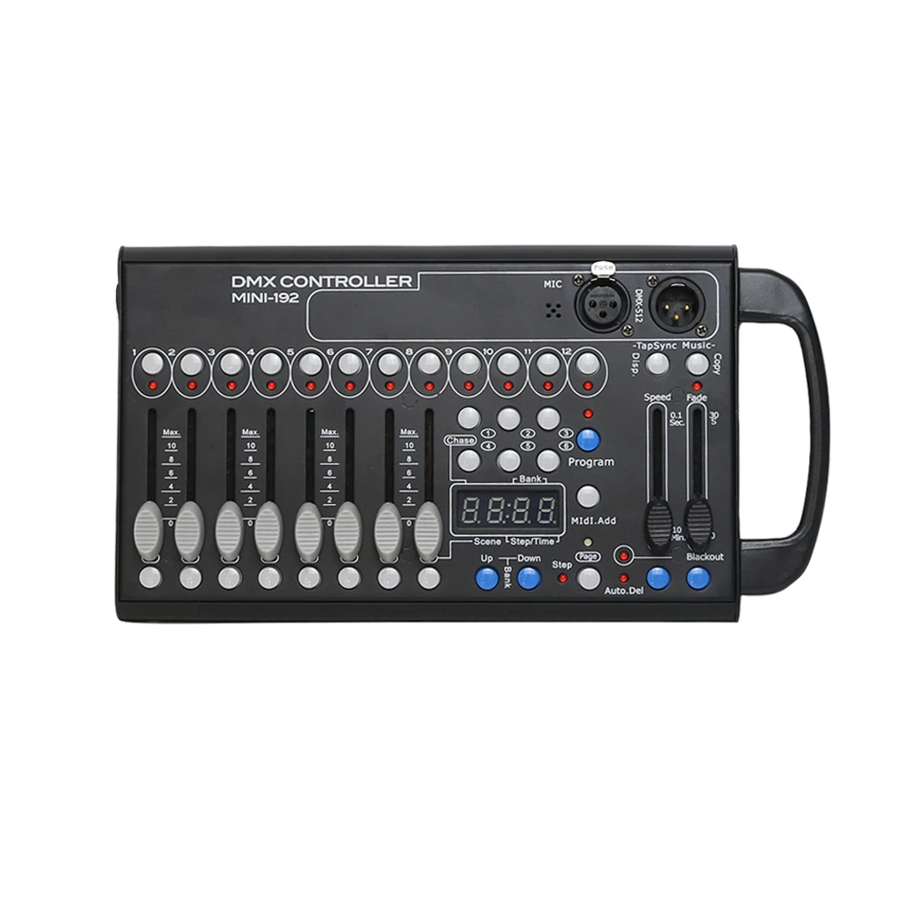 Imagem -04 - Controlador Dmx sem Fio para Mover a Cabeça Holofotes Luz Equipamento dj Nova Bateria 192 Dmx512 Console