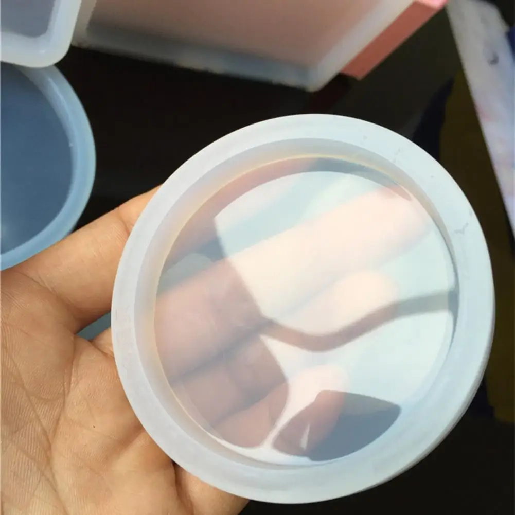 Decorazione domestica del mestiere del sottobicchiere della muffa della colata della resina quadrata rotonda rotonda del Silicone epossidico di DIY
