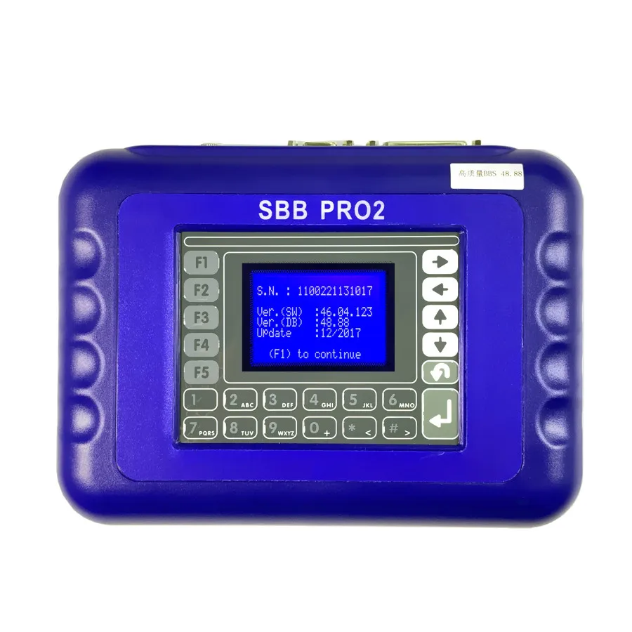 Latest SBB Pro2 V48.99 V48.88 V46.02 Auto Key Programmer SBB Newest Version OBD2 OBDII Car Key Maker For Multi-Brands