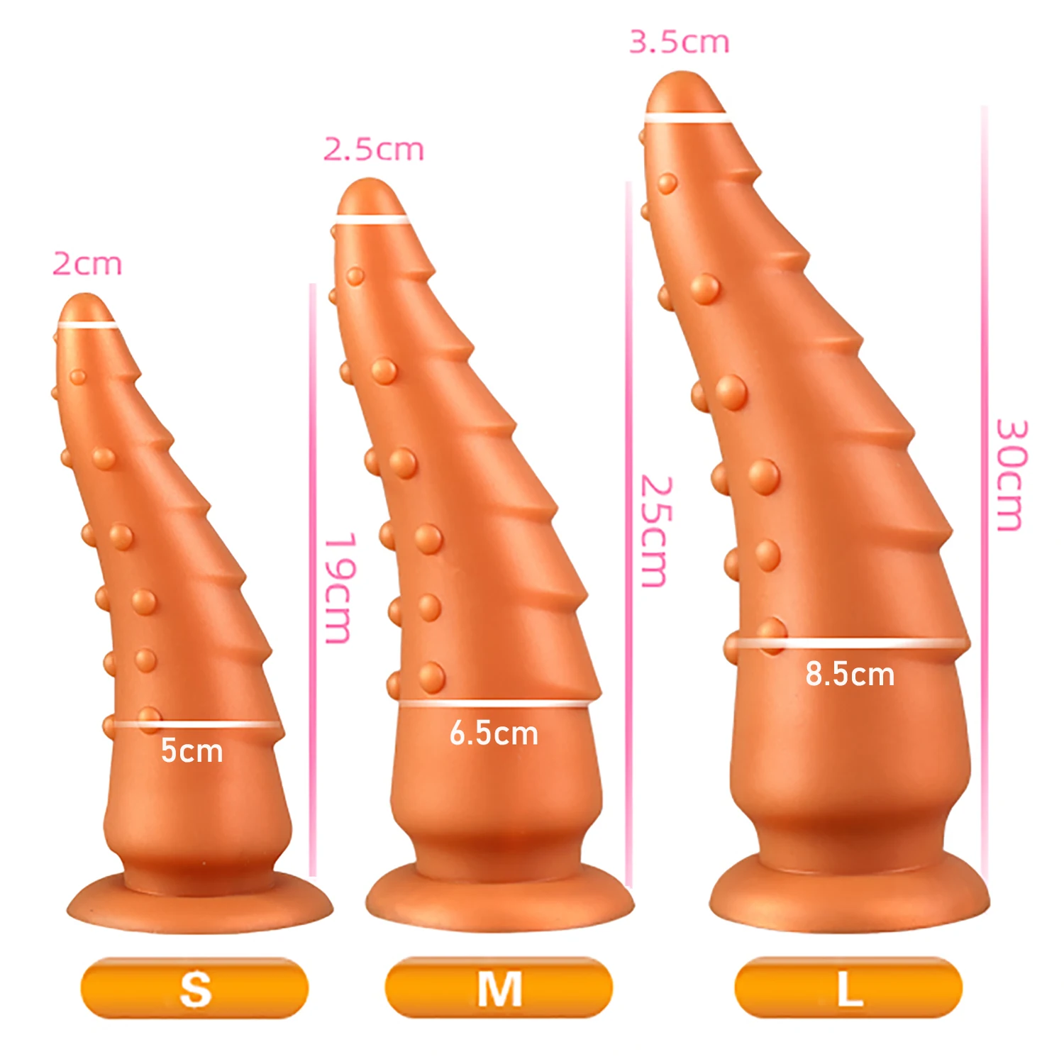 Sex Product Liquid Silicone Oversized Anal Plug Dildo Big Butt Plug Soft Penis Anal Dilator with Suction Cup Sex Toy Masturbator