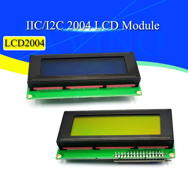 IIC/I2C/TWI 2004 szeregowy niebieski zielony podświetlenie LCD moduł dla Arduino MEGA2560 20X4 LCD2004