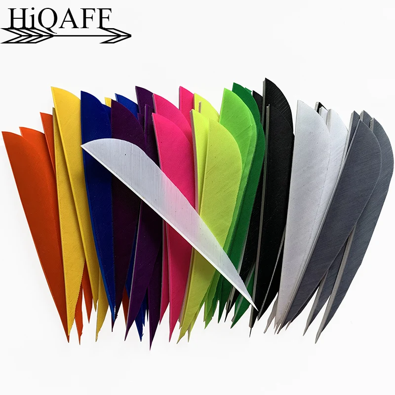 100 sztuk hi-q 4 Cal woda ShapeTurkey Feather Arrow Fletching łucznictwo polowanie strzały akcesoria