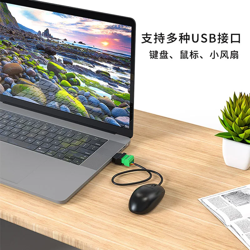 USB 2.0 Tipo A Macho para Fêmea para Conector de Parafuso 4Pin, USB Jack com Shield, Terminal Plug, USB-A Conector