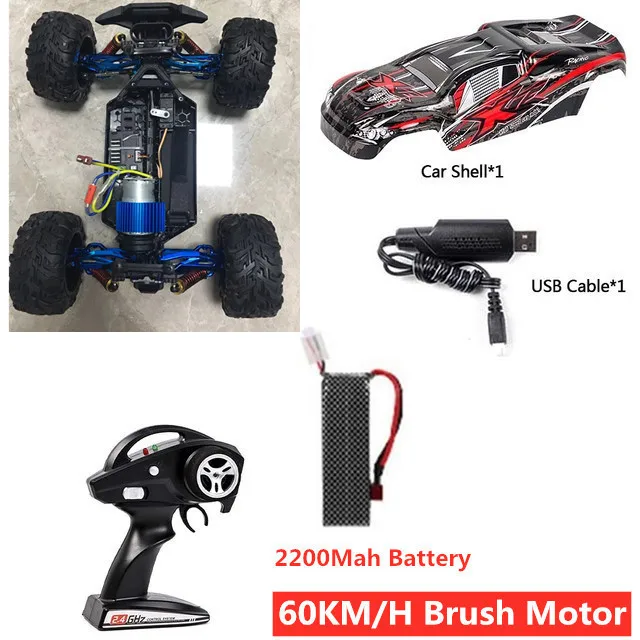 1:10 80 km 4WD borstelloze legering off-road afstandsbediening vrachtwagen auto 45 °   Klimmen Schokabsorptie Hoge snelheid Drift Racing RC Auto Speelgoed