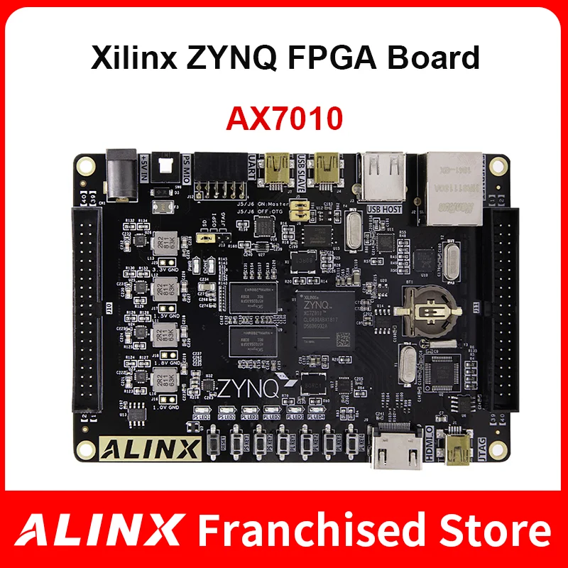 

ALINX AX7010: XILINX Zynq-7000 SoC XC7Z010 FPGA Board 7000 7010 AI PYNQ Python