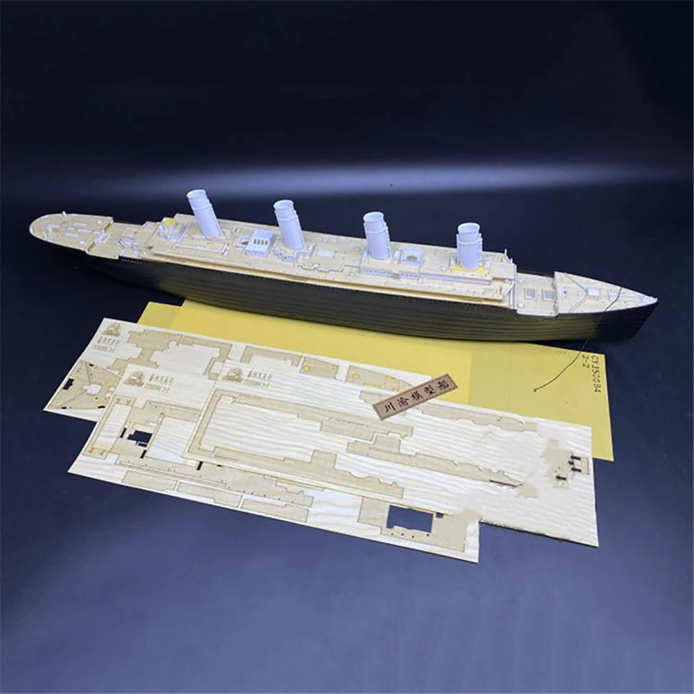 1/350 Scale Wooden Deck Masking Sheet Anchor Chain for Minicraft 11318 RMS Titanic Model Kit