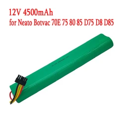 Upgrade 4500mAh 12V 4.5Ah Ni-MH Rechargeable Battery for Neato Botvac 70E 75 80 85 D75 D8 D85 Vacuum Cleaners Battery