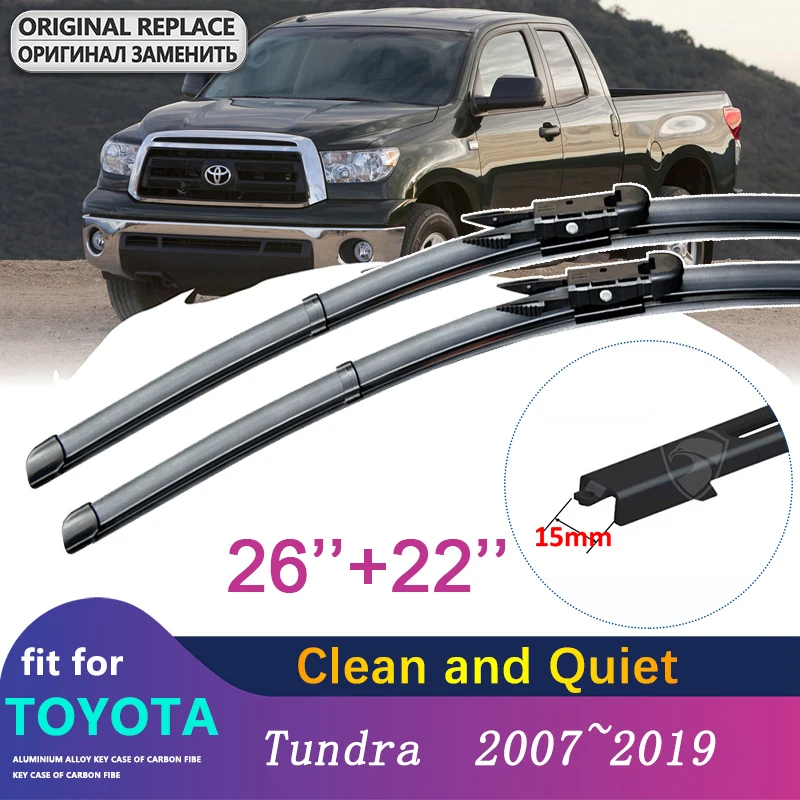 

Car Wiper Blade for Toyota Tundra Sequoia 2007~2019 XK50 Windshield Windscreen Window Wipers Car Goods 2008 2009 2010 2011 2012