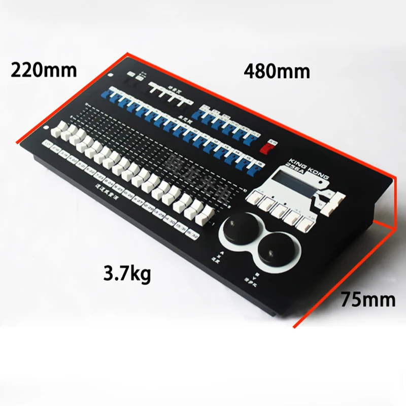 Imagem -02 - Kingkong 256a Controlador com Bulid-no Console Profissional Shapy Dmx 512 Bom Uso para dj Disco Party Led Cabeça Movente