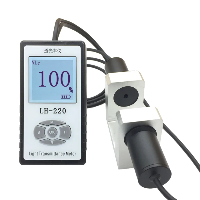 LH-220 Light Transmittance Meter Light Transmittance Meter Automobile Glass Light Transmittance Tester Lens Light Transmittance