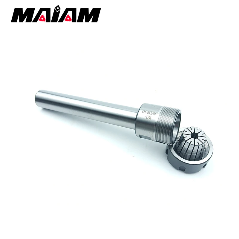 C25 ER20 ER25 ER32 Extension rod 100l 200l 300l CNC Lathe Milling Machine Lengthened Straight shank Toolholder apply nut wrench