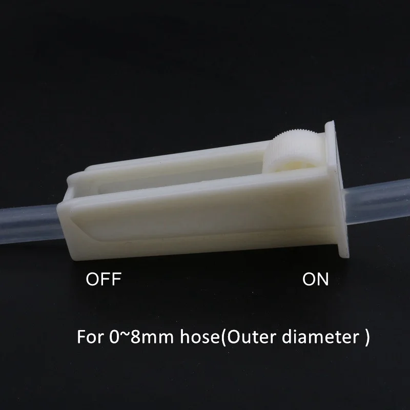5pcs Plastic Soft Hose Valve For Water Air Pump Pipe Flow Rate Control Accessories Silicone Tube Switch Air Stone Fittings