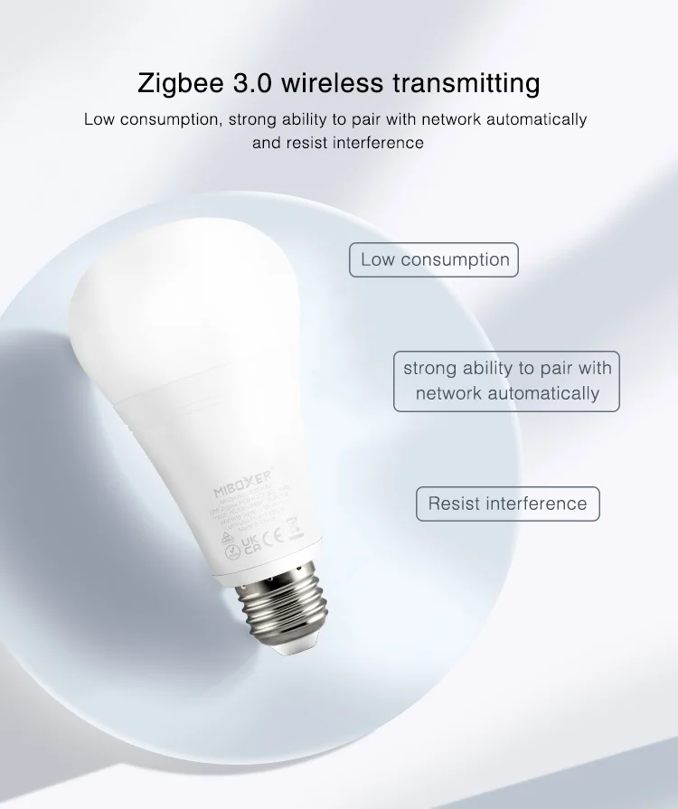 Miboxer Zigbee RGB+CCT LED Bulb Light 4W/6W/12W GU10 E27 Smart Dimmable Spotlight Lamp FUT089Z RF Remote WIFI ZB-Box2 ZB-Box3