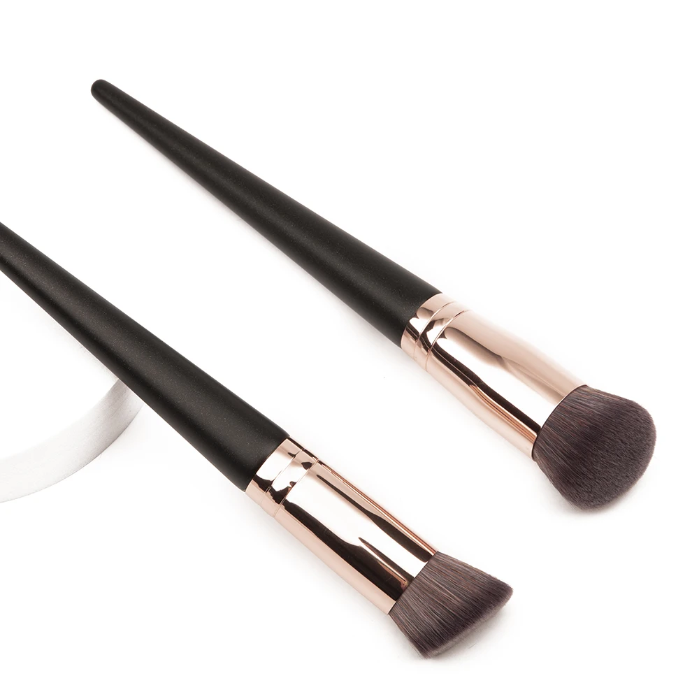 Shinedo 2Pcs Synthetic Hair Rose Gold  Makeup Brushes Set EyeShadow  Kabuki Foundation Powder  Make Up Kit  Brochas Maquillaje