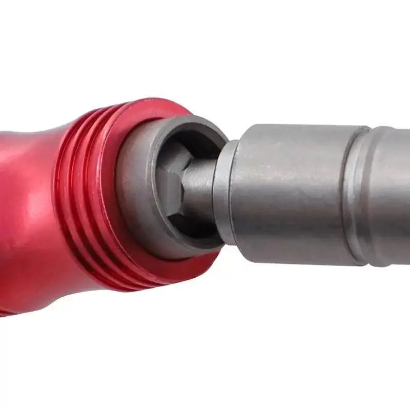 Adattatore per asta di collegamento con supporto per cacciavite magnetico con direzione regolabile angolo di 20 ° per punta a vite con codolo esagonale 1/4