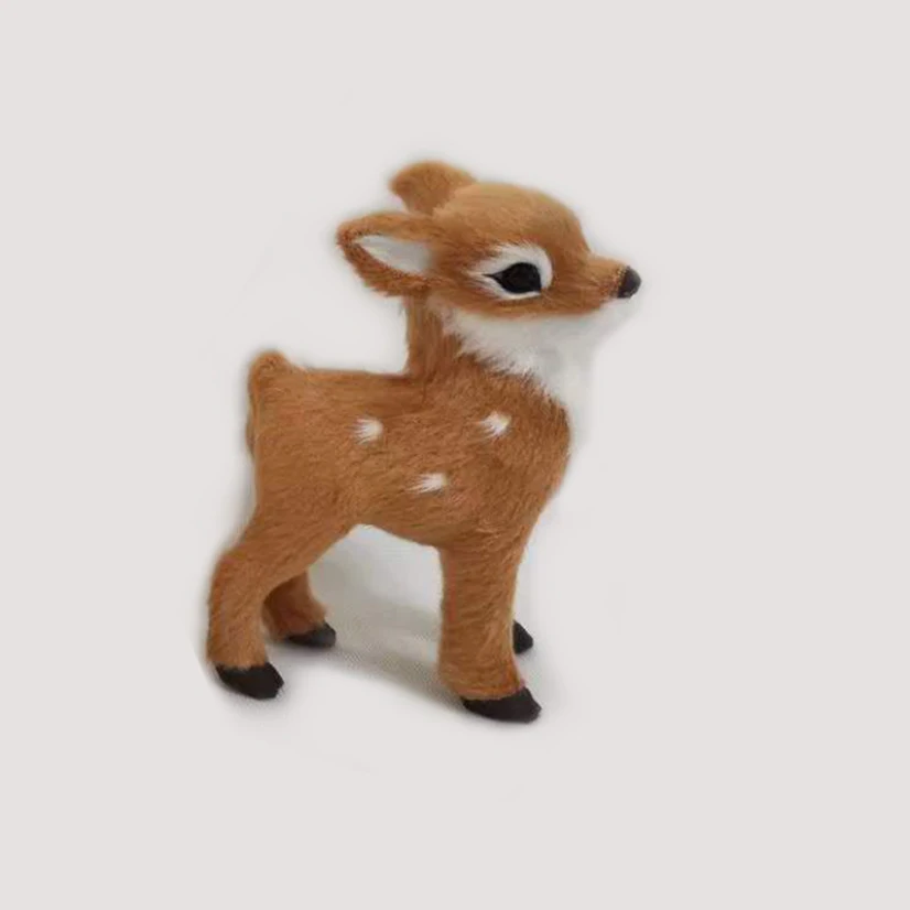 لطيف محاكاة الغزلان مصغرة الغزلان عيد الفصح زينة للمنزل لطيف فو أفخم الكذب الغزلان التماثيل ل الداخلية Kawaii غرفة ديكور #4