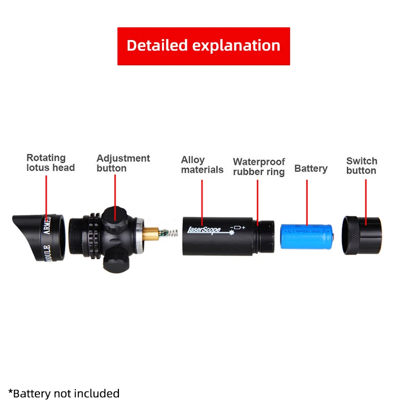 Powerful 532nm Green Laser Sight Red Hunting Emitter+20mm/11mm Ring Rail QD Barrel Scope Mount +W/Remote Switch+16340BY+Charger