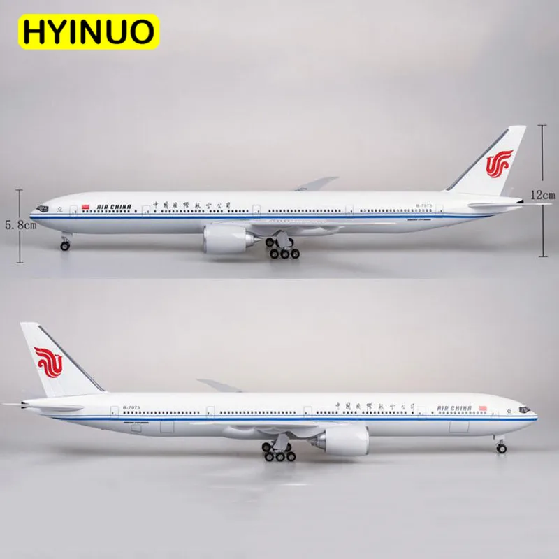 

47CM 1/157 Airplane B777 Dreamliner Aircraft Air China Airlines Model W Light and Wheel Diecast Plastic Resin Plane toys