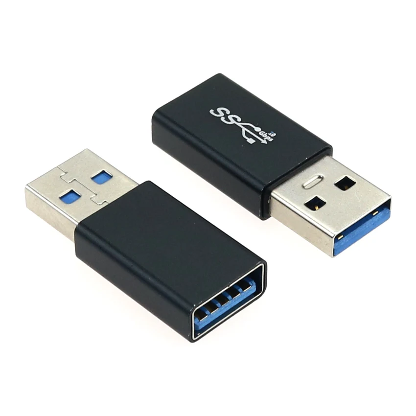 Адаптер USB 3.0 Type A YuXi, штекер-гнездо