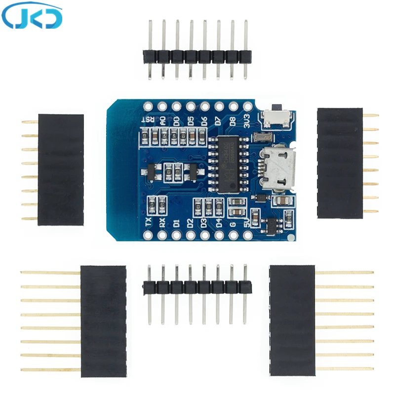 Placa D1 Mini ESP8266 ESP-12 CH340G CH340 V2 USB WeMos WIFI, placa de desarrollo D1 Mini NodeMCU Lua IOT, 3,3 V con pines