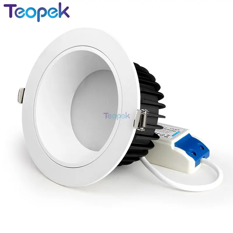 MiBoxer 6W 12W 18W przeciwodblaskowa RGBCCT inteligentna dioda LED Downlight FUT070 FUT071 FUT072 2.4G RF zdalna aplikacja WiFi Alexa Google