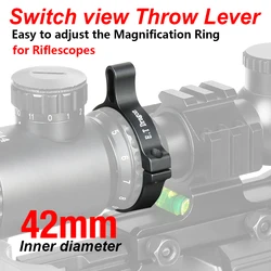 E.T Dragon Scope Mount Airsoft Gun Aluminum Switch View Throw Lever Scope 42-46mm Mount for Riflescope in Hunting Accessory CB3