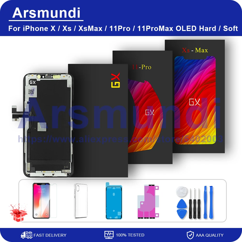 مراجعات شاشة LCD لجهاز iPhone X من GX Hard OLED: تقييم شامل ونصائح عملية