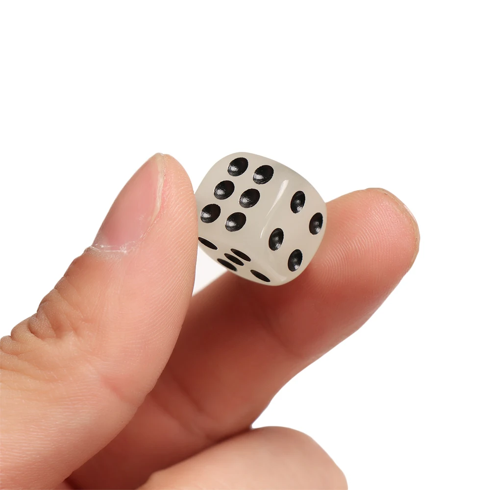 5 قطعة 14 مللي متر 6 الوجهين noctiitech النرد ليلة ضوء مكعبات الزاوية المستديرة متعة بار KTV الترفيه مضيئة لعبة النردات الشرب أداة #5