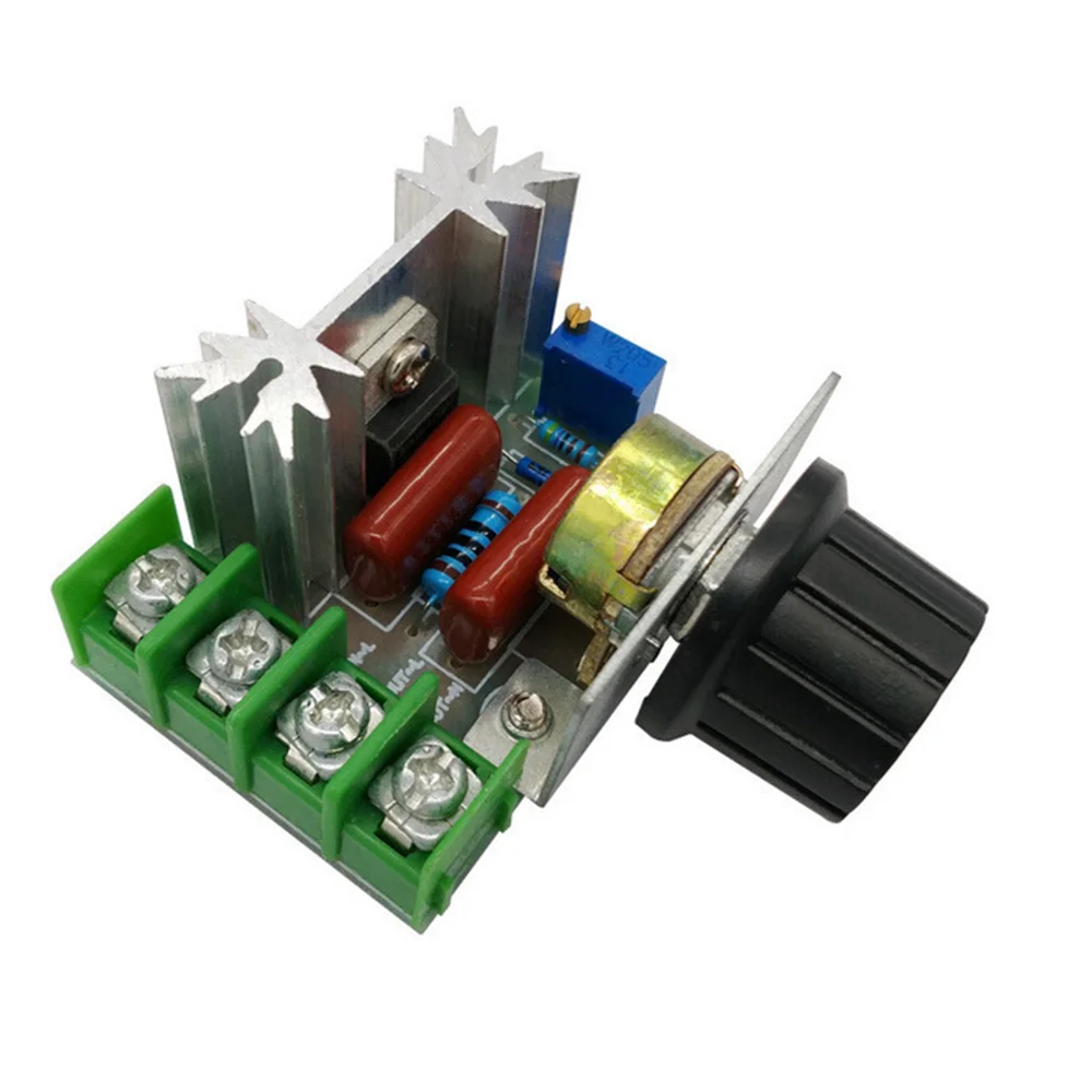 AC 220V 2000W SCR Voltage Regulator Dimming Dimmers Motor Speed Controller Thermostat Electronic Voltage Regulator Module