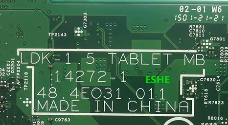 14272-1 48.4eo31.011 For Lenovo Helix type 20CG 20CH Laptop Motherboard M-5Y71 CPU 8G RAM FRU 00JT676 motherboard