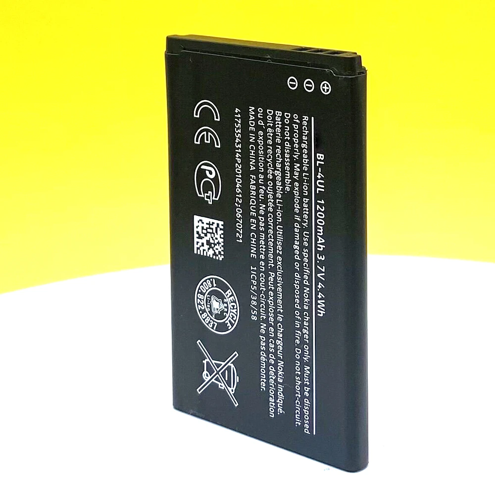 New BL-4UL Battery For Nokia Asha 225 RM-1011 1012 1126 1172 TA-1030 Phone With Tracking Number