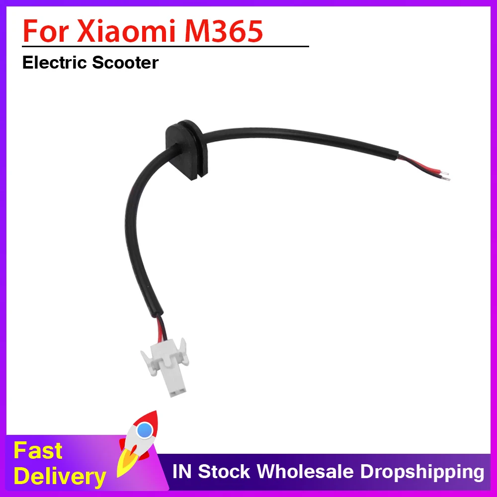 Led Smart Tail Light Cable Direct Fit Electric Scooter for Xiaomi Mijia M365 Battery Line Foldable Wear Resistant Parts