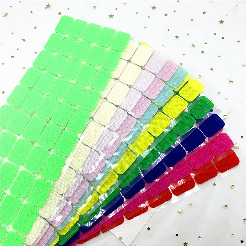 Dot Sticker Self Adhesive Fastener Tape Hook and Loop  Glue Tape Round Sticker 20*28mm Square Strong Glue Stickers 50pairs