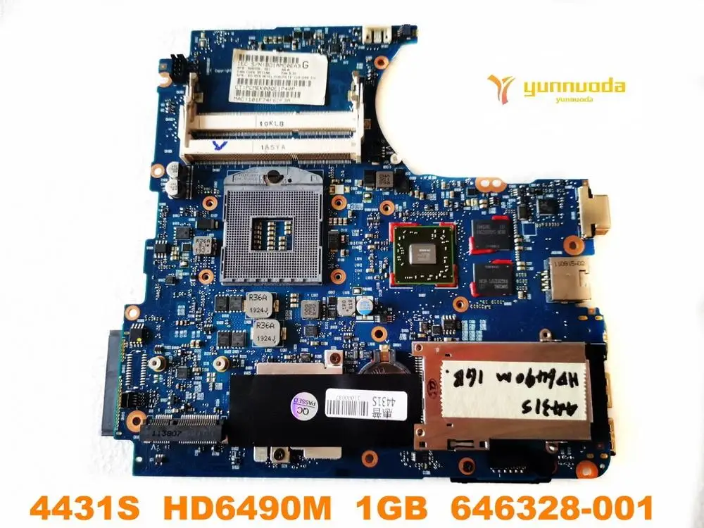 Original for HP 4431S laptop  motherboard 4431S  HD6490M  1GB  646328-001 tested good free shipping