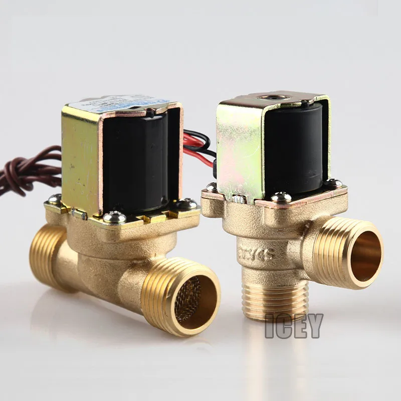 Normally Open Solenoid Valve Water Valve G1/2 12V Tap Water Intake Valve, Switch Valve