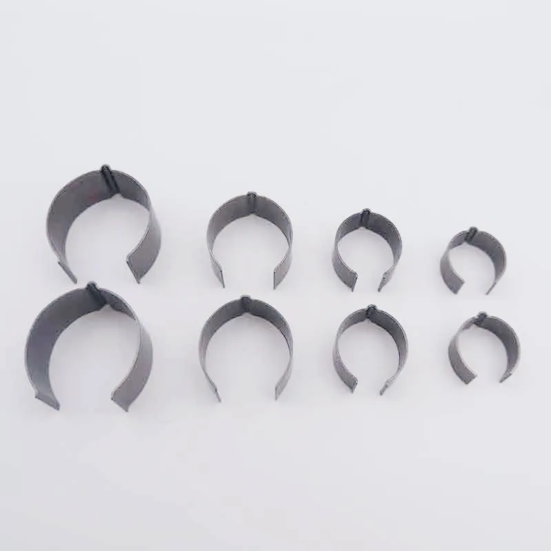 Accesorios de canal caliente, boquilla caliente, anillo de calefacción, cable de detección de temperatura, hebilla, anillo a presión resistente a alta temperatura, 10 Uds.