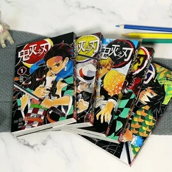 Cómic chino de Anime Demon Slayer Kimetsu no Vol 1-5 Yaiba para jóvenes, Japón, ciencia de fantasía, misterio, Suspense, Manga, 5 libros