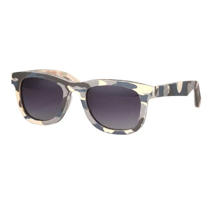 Denim Men polarized sunglasses Women\'s eyeglasses Acetate mixed Denim cloth Fashion glasses match Jeans wear for men women