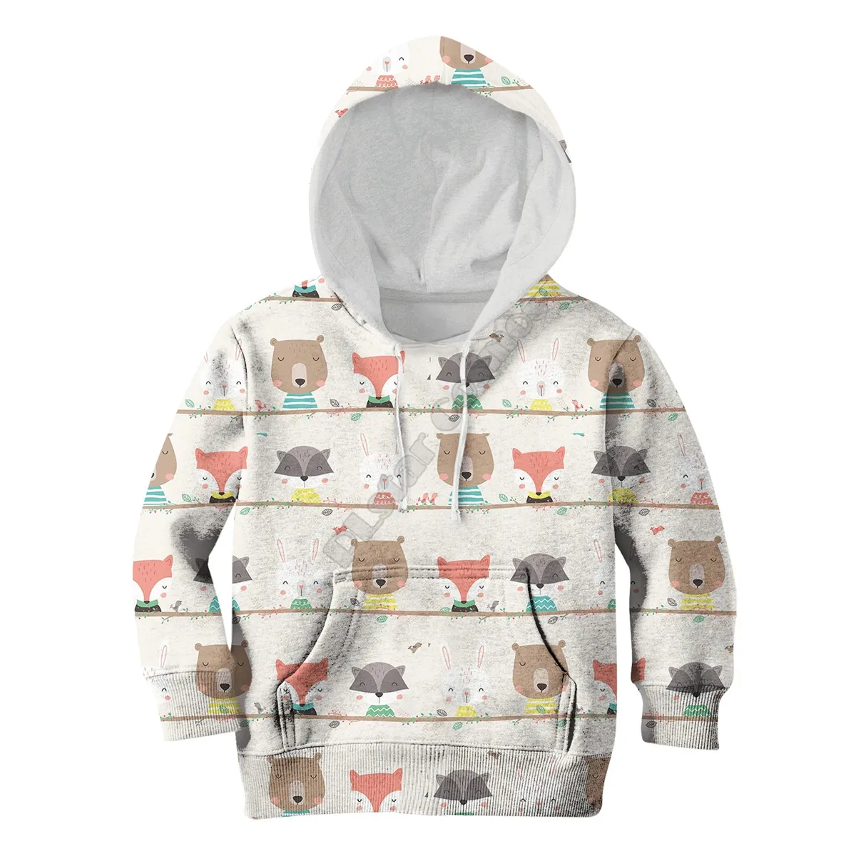 

Woodland Animals 3d printed Hoodies Kids Pullover Sweatshirt Tracksuit jacket t shirts Coat Boy GIRL Funny